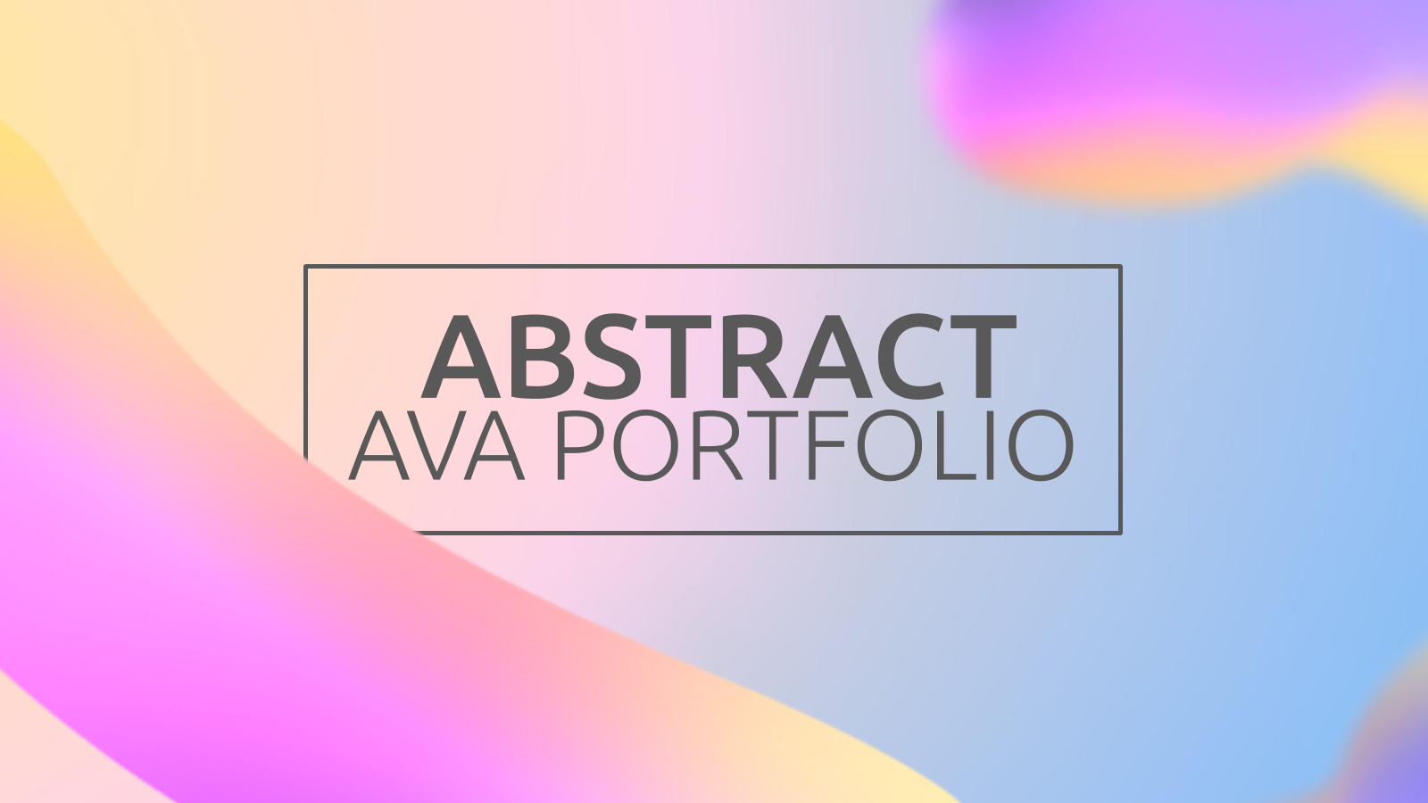 抽象Ava公文包PowerPoint模板